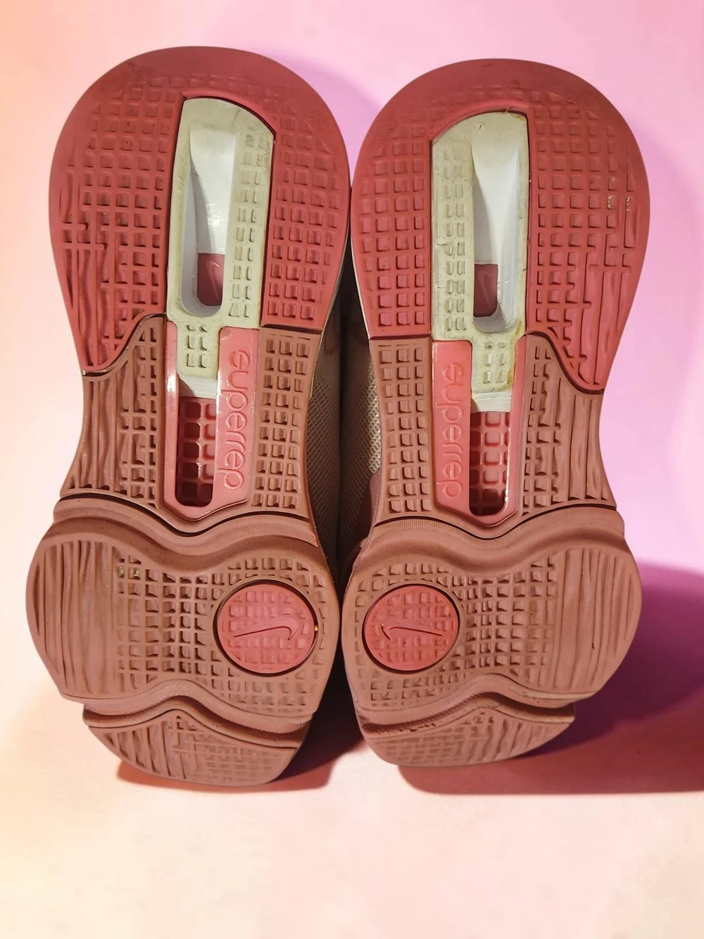 Nike Women's SuperRep SE Pink Beige Training Sneakers